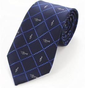 img 3 attached to 👔 GUSLESON Stylish Necktie Set with Handkerchief and Cufflinks