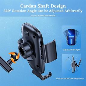 img 2 attached to 📱 Universal Car Phone Holder Mount for Dashboard/Windshield - Handsfree, Washable, Strong Suction, 360° Rotation | Compatible with iPhone & Android Smartphones