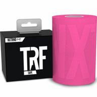 pink nxtrnd trf turf tape for football arms - flexible kinesiology tape with ultra-sticky waterproof sports protection - extra wide athletic tape for optimal performance логотип