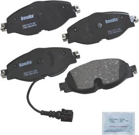 img 1 attached to 🔷 Bendix CFC1760 Copper Free Ceramic Brake Pad (Front) - Premium Quality