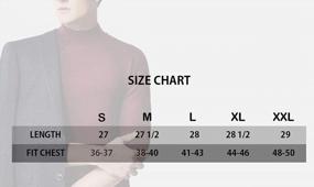 img 1 attached to Men'S Slim Fit Super Soft Mock Turtleneck Tee Shirt By Soojun