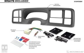 img 3 attached to 🔧 Scosche Install Centric ICGM15BN: Perfect ISO Double DIN Gray Solution for 1999-2002 GM Trucks- Easy Installation for Aftermarket Stereos