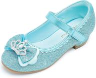 ✨ glitter princess ballerina iridescent girls' shoes - walofou flats логотип