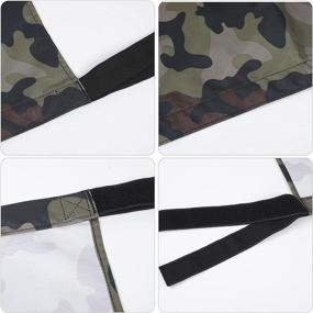 img 2 attached to 🚙 Camo RT-TCZ Car Roof Cargo Net Hammock for Jeep Wrangler YJ TJ JK JKU JL JLU & Gladiator JT 1987-2022