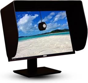 img 4 attached to 🖥️ ILooker 24P Monitor Sunshade: Enhancing Viewsonic 550 and 565Mm ‎EU24P Visual Experience
