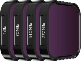 img 1 attached to 🎥 Enhance Your Hero10/Hero9 Black Footage with Freewell Standard Day 4K Series - 4Pack ND Filters