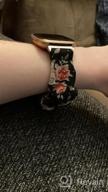 img 1 attached to Upgrade Your Fitbit Versa With TOYOUTHS Patterned Scrunchie Bands - Elastic, Stylish & Comfortable! review by Rafael Gomez