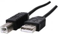 🔌 high-quality usb cable c6518a - compatible with hp hewlett packard, epson stylus, brother, canon pixma, lexmark, scanjet, officejet, inkjet, picturemate, photosmart, laserjet, and deskjet laser printers logo