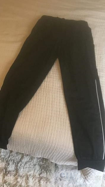 img 1 attached to 👖 BenBoy Kids Sweatpants Jogger Fleece: Softshell Warm Athletic Sports Pants for Boys & Girls review by Jay Huang