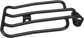 img 4 attached to 🏍️ Sange Black Rear Fender Rack Solo Seat Luggage Rack Luggage Shelf | Harley Sportster XL883 1200 | 2004-2015