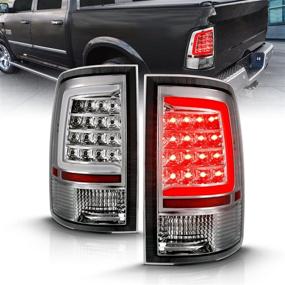 img 3 attached to 🚗 AmeriLite LED Tube Chrome Replacement Tail Light Assembly Pair for 2009-2022 Dodge Ram 1500 / 10-22 Ram 2500 3500 Pickup - C-Type, Passenger and Driver Side