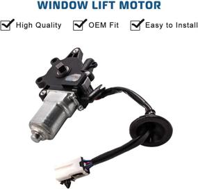 img 3 attached to 🚗 Front Left Window Lift Motor for 2003-2009 Nissan 350Z & 2003-2007 Infiniti G35 Coupe, Replace Part # Motor 80731-CD00A/80731CD00A/742-511