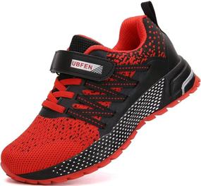 img 4 attached to 👟 KUBUA Sneakers: Lightweight, Breathable Athletic Girls' Shoes for Active lifestyles