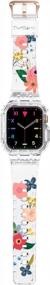 img 3 attached to Marguerite: ремешок для часов Apple Watch, совместимый с антижелтым цветом, с чехлом-бампером | 41 мм 40 мм 38 мм Для серии 8 7 6 5 4 3 2 1