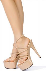 img 2 attached to Luxurious Women'S Platform Stiletto Heels By Cape Robbin: Round Toe Shoes For A Sexy Look!