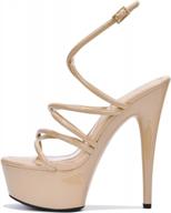 luxurious women's platform stiletto heels by cape robbin: round toe shoes for a sexy look! logo