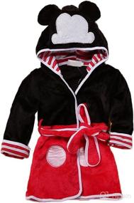 img 4 attached to JUNG KOOK Toddler Bathrobe Night Robe Apparel & Accessories Baby Boys best: Clothing