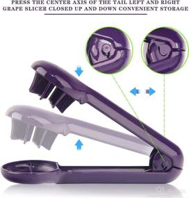 img 2 attached to 🍇 HLDIFENGGS Grape Cutter Slicer: A Must-Have Tool for Seedless Snacks, Kids and Toddlers Healthy Eating, and Convenient Cherry Tomato and Grape Prep!