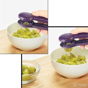 img 3 attached to 🍇 HLDIFENGGS Grape Cutter Slicer: A Must-Have Tool for Seedless Snacks, Kids and Toddlers Healthy Eating, and Convenient Cherry Tomato and Grape Prep!