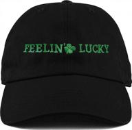 unisex irish shamrock st. patrick's day baseball cap dad hat by funky junque logo