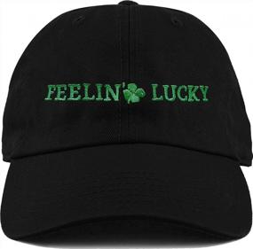 img 1 attached to Бейсболка унисекс Irish Shamrock St. Patrick's Day Hat Dad Hat от Funky Junque