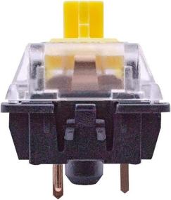 img 2 attached to 32-Pack Granvela Yellow Gateron KS-8 3-Pin Switches For Mechanical Keyboards With Improved SEO