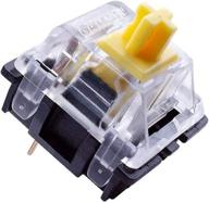 32-pack granvela yellow gateron ks-8 3-pin switches for mechanical keyboards with improved seo logo