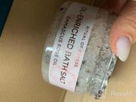 img 1 attached to Rose And Peach Natural Bath Salts With Himalayan Pink And Dead Sea Salt For A Relaxing SPA Experience - Detox Body And Foot Soak Enriched With Rejuvenating Oils Ideal As A Unique Gift For Women. review by Anthony Chacon