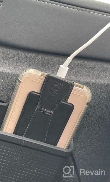 img 1 attached to Motrobe Tesla Center Console USB Charging Cable Organizer Console Cable Management Holder For 2021 2022 2023 Model 3 Model Y Accessories review by Eduardo Davis