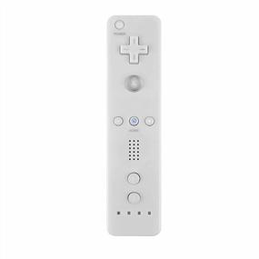 img 4 attached to Улучшите свой игровой опыт с помощью беспроводного пульта дистанционного управления Yosikr для Wii Wii U - белый (1 упаковка)
