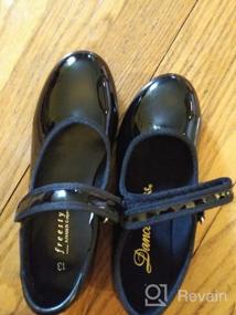img 7 attached to Dance in Style with Molly Jane Tap Shoes: Unisex-Child Mary Flats