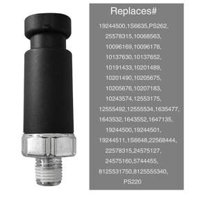 img 3 attached to 19244500 Engine Oil Pressure Sensor Switch Sending Unit PS262 1S6635: Compatible with Cadillac 🔧 Chevy Astro C1500 K1500 Pickup G10 Suburban S10 Blazer Tahoe Express GMC Savana Sonoma Oldsmobile