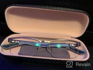 img 1 attached to Lightweight And Portable Vemiss Eyeglasses Case With Hard Shell For Men And Women review by Richard Kuntz