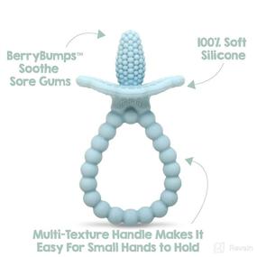 img 3 attached to RaZbaby RaZberry Silicone Teether Easy Baby Care ~ Pacifiers, Teethers & Teething Relief