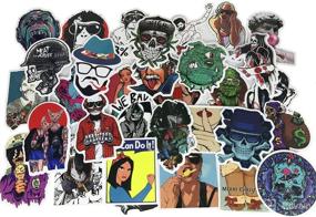 img 3 attached to 🔥 100 Pieces Cool Stickers Pack - Waterproof Funny Graffiti Stickers Decals for Laptop, Bumper, Bike, Luggage, Skateboard, Helmet, Car, Phone - Great for Cool Teens!