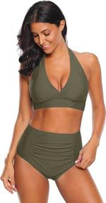 img 4 attached to 👙 Luvamia Women's Swimsuits: Bathing Swimwear for Women - Clothing, Swimsuits, and Cover Ups