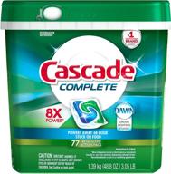 cascade complete actionpacs dishwasher detergent household supplies ~ dishwashing logo