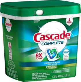 img 2 attached to Cascade Complete Actionpacs Dishwasher Detergent Household Supplies ~ Dishwashing