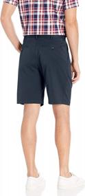 img 1 attached to Microfiber Shorts For Men With Pleated Design From Savane