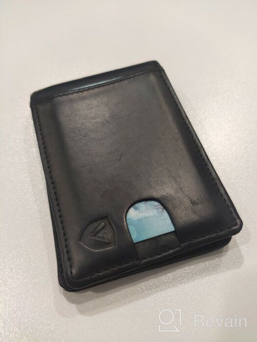 img 1 attached to Cardholder with RFID protection Focus, genuine leather (black) review by Abhi Abhilasha ᠌