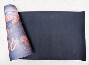 img 2 attached to Ультратонкий кухонный коврик Benissimo-Multy: 24 x 56 дюймов, водонепроницаемый, нескользящий и прочный, с полным любви дизайном «натюрморт»
