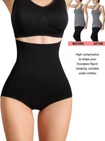 img 2 attached to Pack Of 3 Womens High Waist Shapewear Panties For Tummy Control And C-Section Recovery By IloveSIA