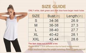 img 1 attached to Women'S Workout Tank Tops Mesh Yoga Shirts Athletic Running Sleeveless Gym Clothes Racerback