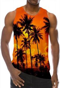img 4 attached to Loveternal Mens 3D Print Tank Top: Summer Casual Novelty For Gym Workout & Bodybuilding!