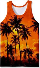 img 3 attached to Loveternal Mens 3D Print Tank Top: Summer Casual Novelty For Gym Workout & Bodybuilding!