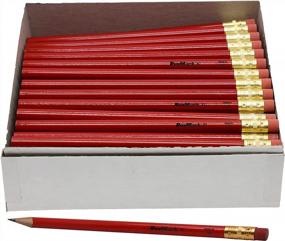 img 2 attached to Red RevMark Jumbo Round Pencils - 72-Pack USA Made Cedar Wood For Carpenters, Construction Workers, Woodworkers, Framers, DIY Projects & More!