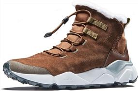 img 4 attached to RAX Men'S Outdoor Anti-Slip Waterproof Snow Boot With Fur Lined Winter Warm Shoes