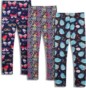 img 4 attached to ILover Toddler Stretch Leggings Athletic Girls' Clothing : Leggings