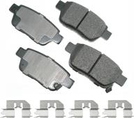 🚗 akebono-act1103 brake pad set: superior performance and reliability! логотип