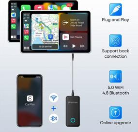 img 1 attached to Переход на беспроводную связь Apple CarPlay: технология Plug &amp; Play Fast Connect от WonVon мгновенно преобразует проводную сеть в беспроводную